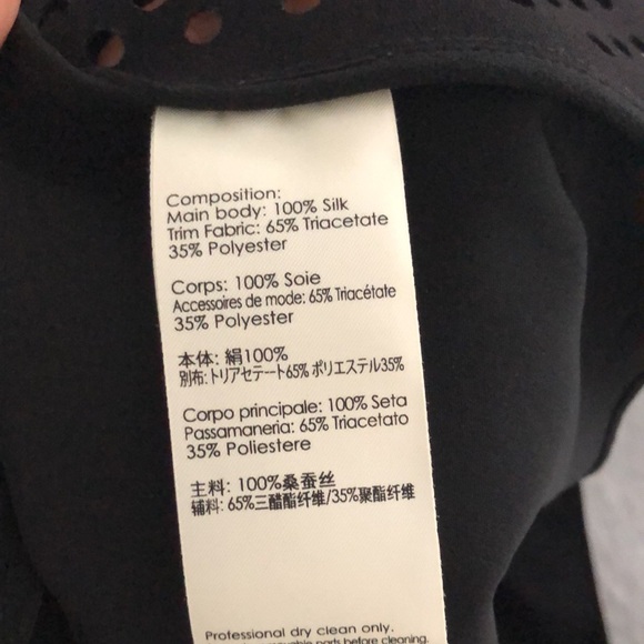 Philip Lim 3.1 laser cut out polka dot dress silk size 0 - Picture 4 of 10